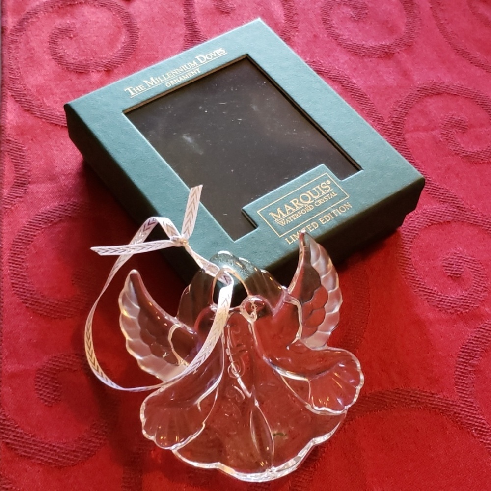 Crystal Christmas ornament